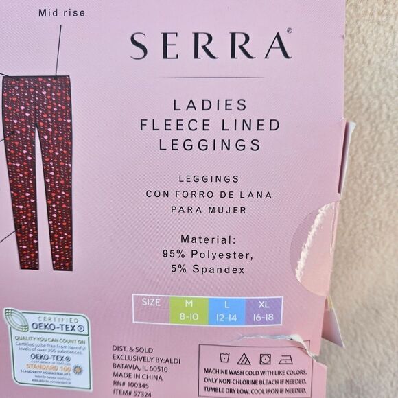 Serra Heart Fleece Lined Leggings - Picture 7 of 10